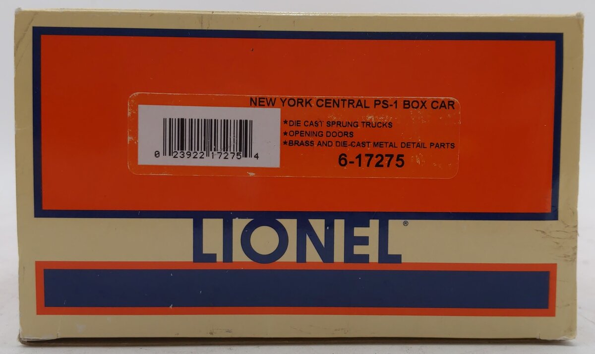 Lionel 6-17275 O Gauge New York Central Pacemaker Boxcar #175008 LN/Box