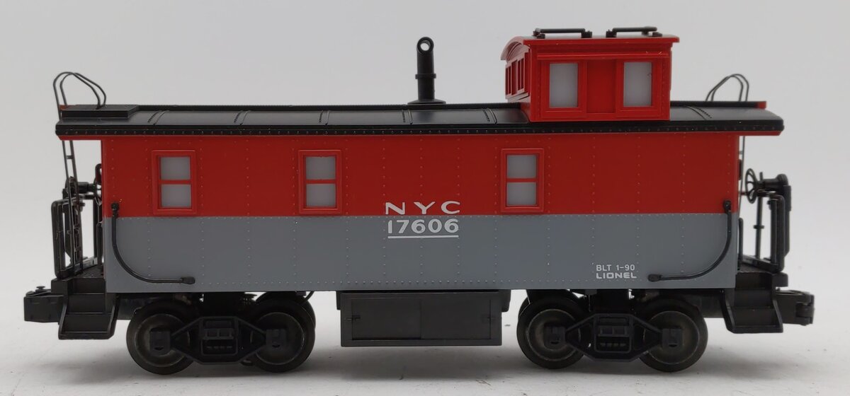Lionel 6-17606 O Gauge New York Central Illuminated Caboose w/ Smoke LN/Box
