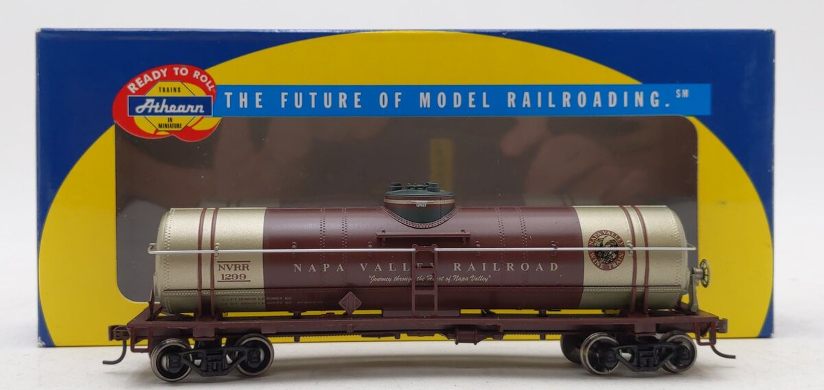 Athearn 8507 HO Scale Napa Valley Railroad Single-Dome Tank Car #1299 LN/Box
