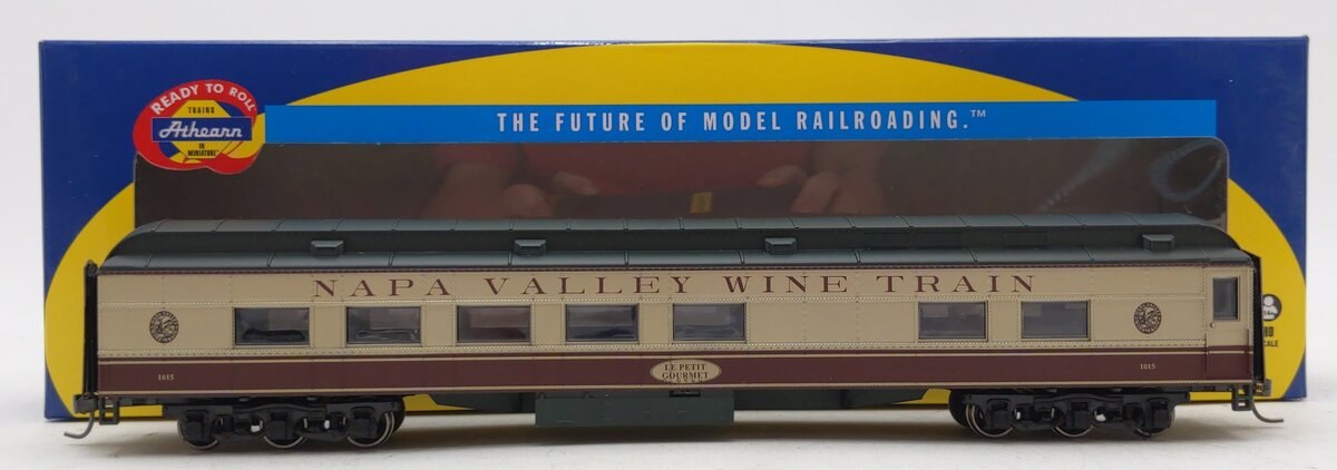 Athearn 85102 HO Scale Napa Valley "Le Petit" Standard Steel Diner Car #1015