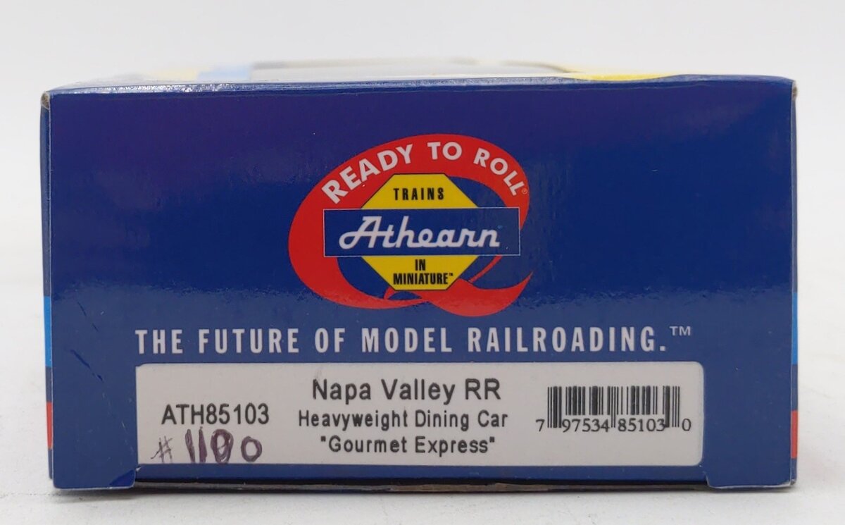 Athearn 85103 HO Scale Napa Valley "Gourmet Express" Standard Steel Diner #1100