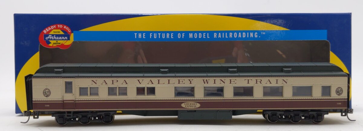 Athearn 85103 HO Scale Napa Valley "Gourmet Express" Standard Steel Diner #1100