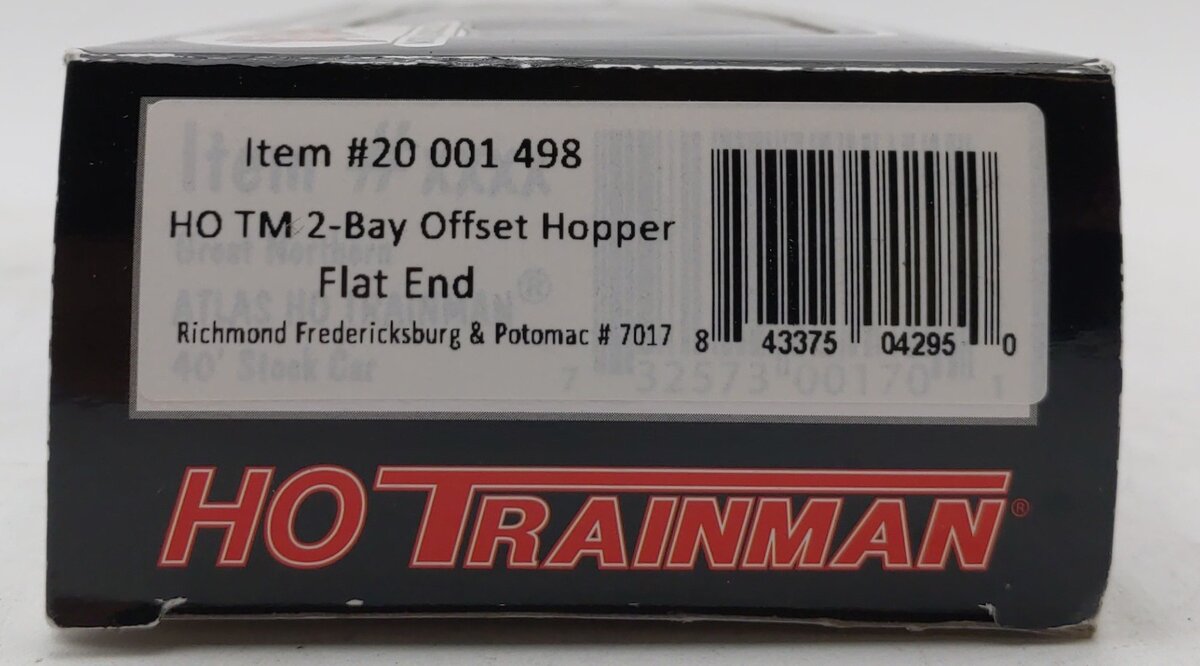 Atlas 20001498 HO RF&P 2-Bay Offset Hopper #7017