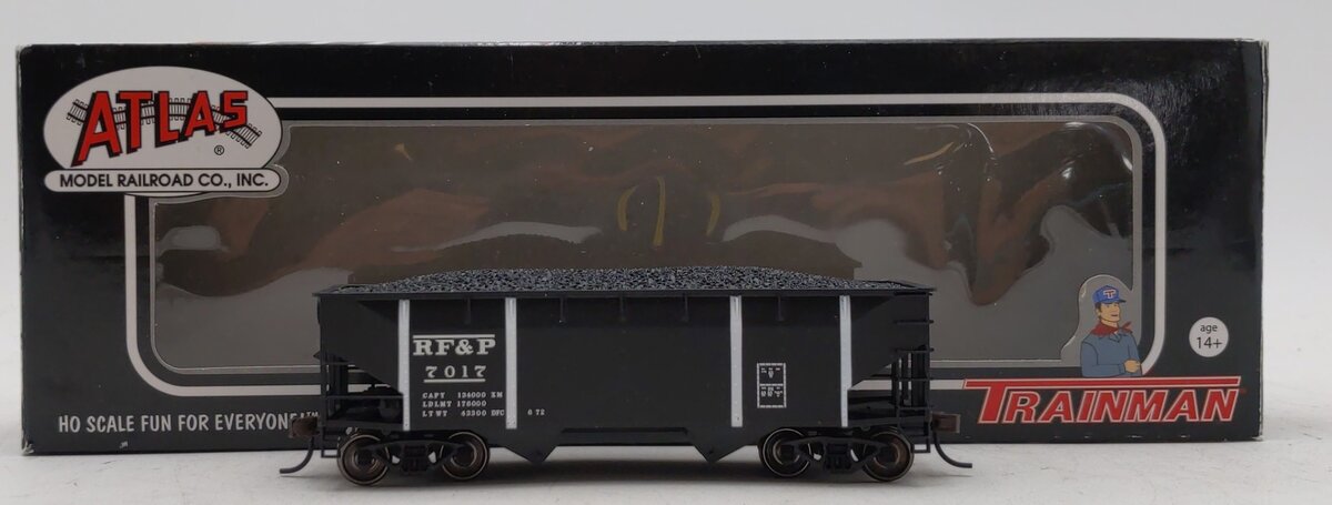 Atlas 20001498 HO RF&P 2-Bay Offset Hopper #7017