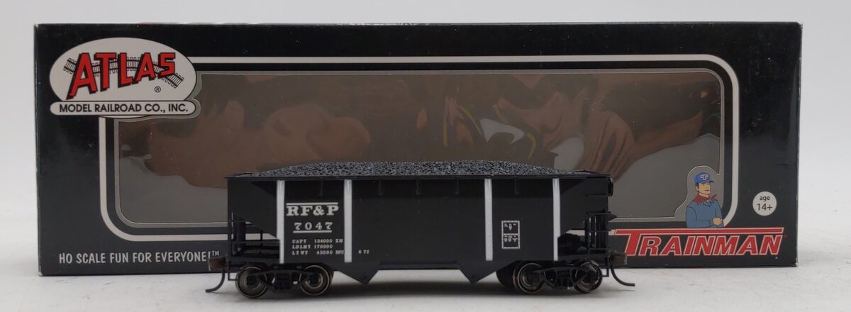 Atlas 20001499 RF&P 2-Bay Offset Hopper #7047
