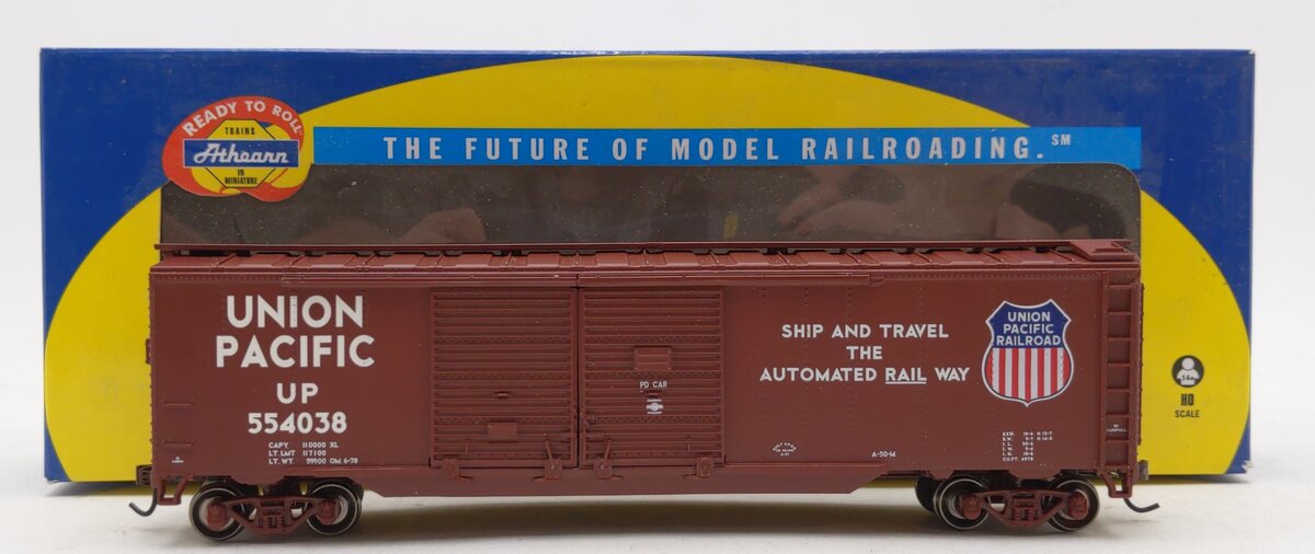 Athearn 98116 HO Scale Union Pacific 50' Dbl. Door Box Car #554038