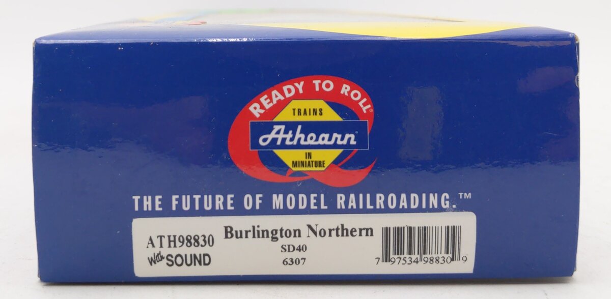 Athearn 98830 HO Burlington National SD40 Diesel Locomotive w/DCC & Sound #6307