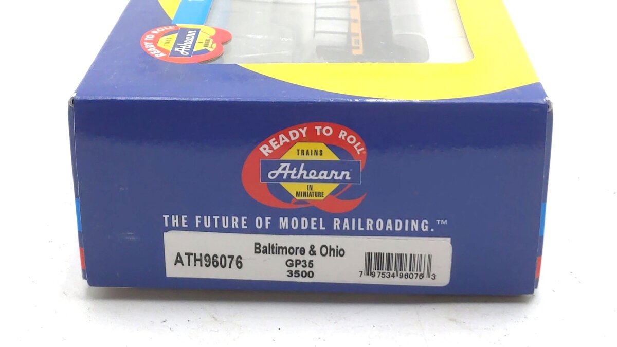 Athearn 96076 HO Scale Baltimore & Ohio EMD GP35 #3500 Diesel