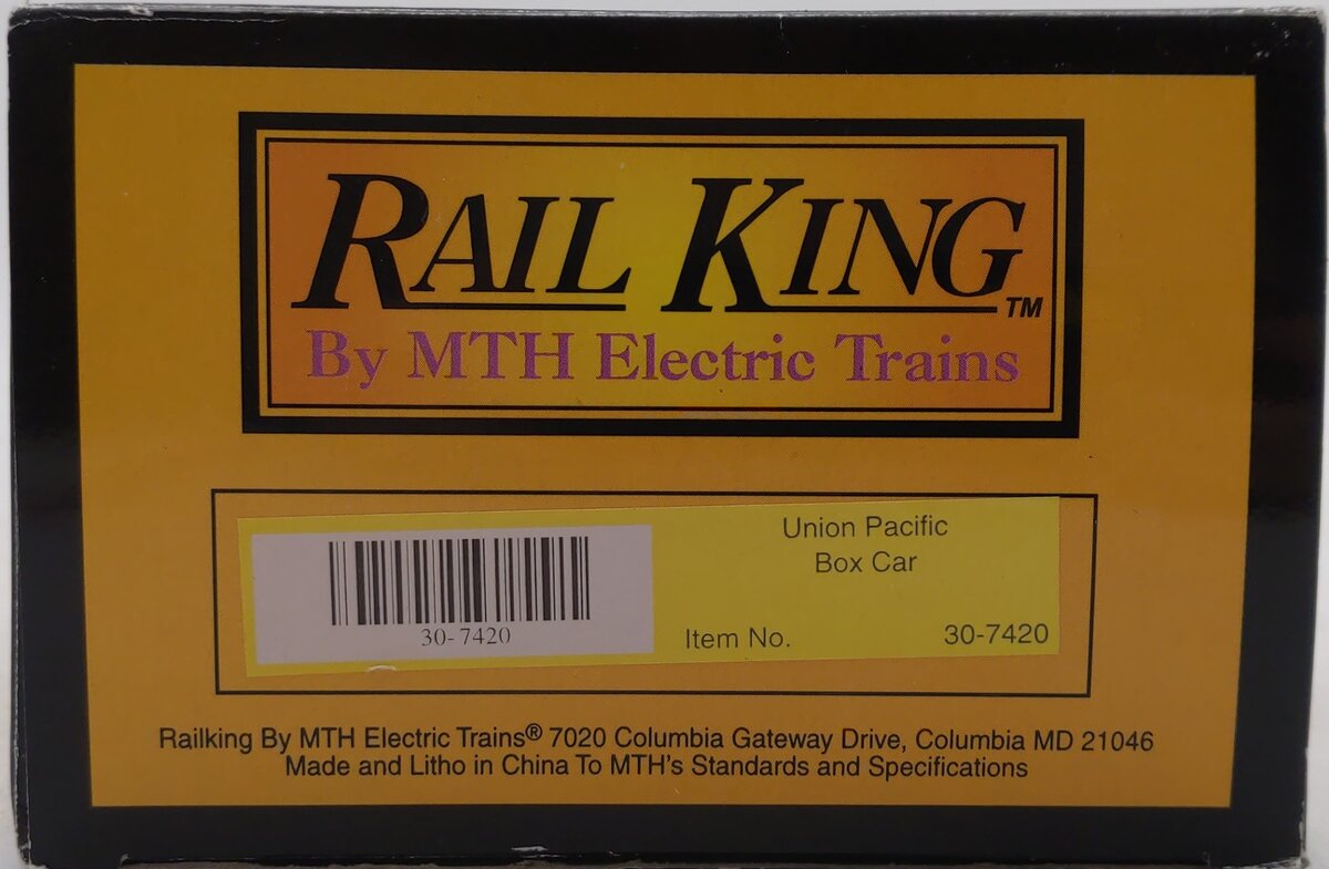 MTH 30-7420 O Gauge Union Pacific 