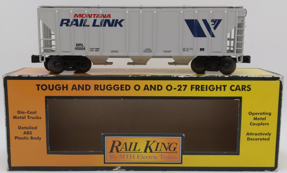MTH 3075528 MRL PS-2 Discharge Hopper Car