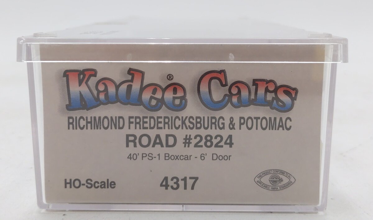 Kadee 4317 HO Richmond,Fredericksburg & Potomac PS-1 40' Boxcar w/ 6' Door #2824