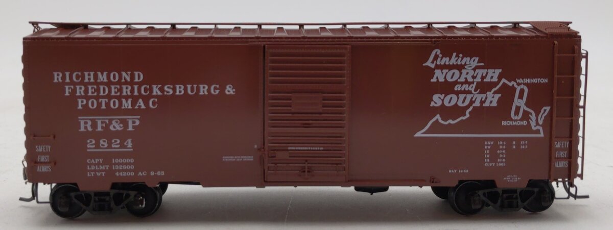 Kadee 4317 HO Richmond,Fredericksburg & Potomac PS-1 40' Boxcar w/ 6' Door #2824