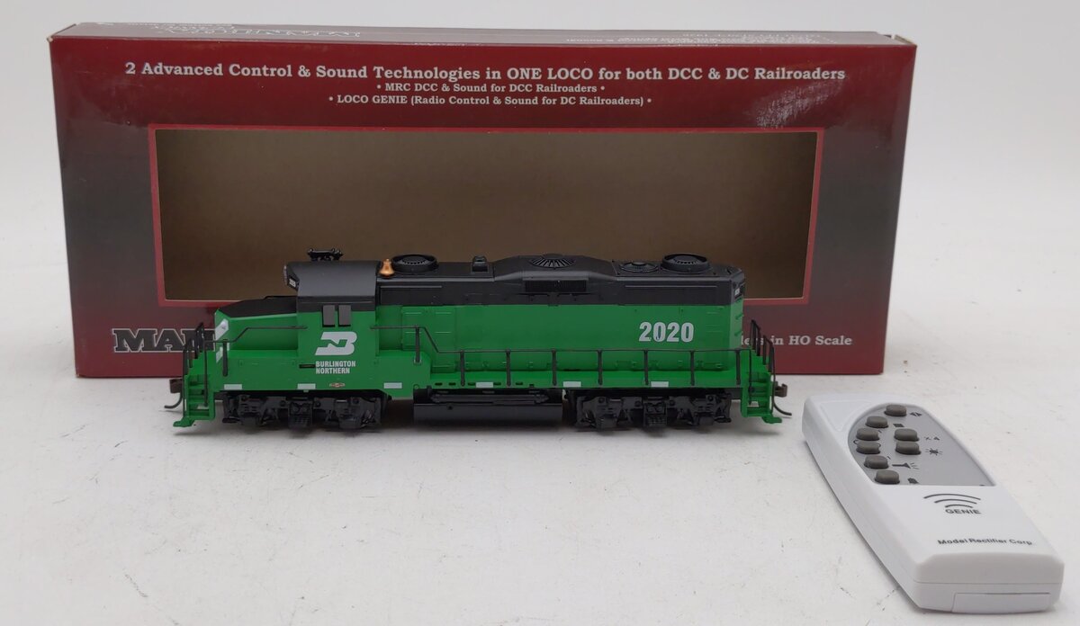 Mantua 414104 HO Burlington Northern EMD GP20 Diesel Locomotive Sound/DCC #2020