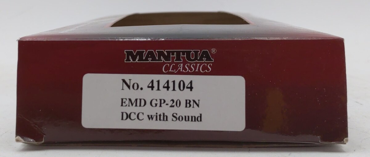 Mantua 414104 HO Burlington Northern EMD GP20 Diesel Locomotive Sound/DCC #2020