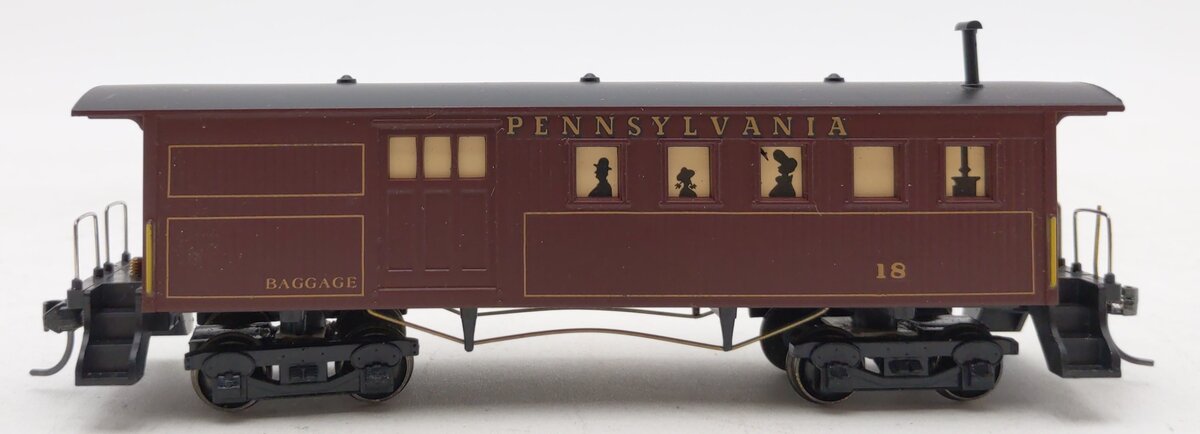 Mantua 718520 HO Pennsylvania RR Wooden Combine Car #18