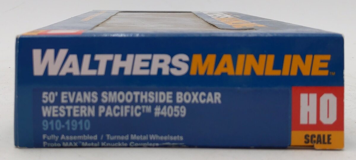 Walthers 910-1910 HO Western Pacific 50' Evans Smooth Side Boxcar RTR #4059