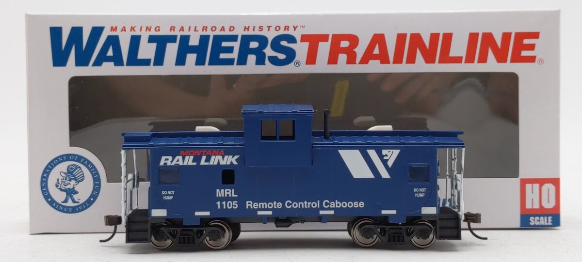 Walthers 931-1530 HO Scale Montana Rail Link Caboose #1105