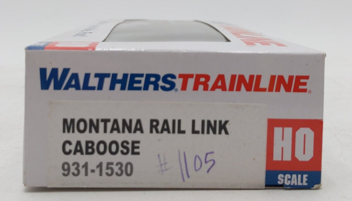 Walthers 931-1530 HO Scale Montana Rail Link Caboose #1105