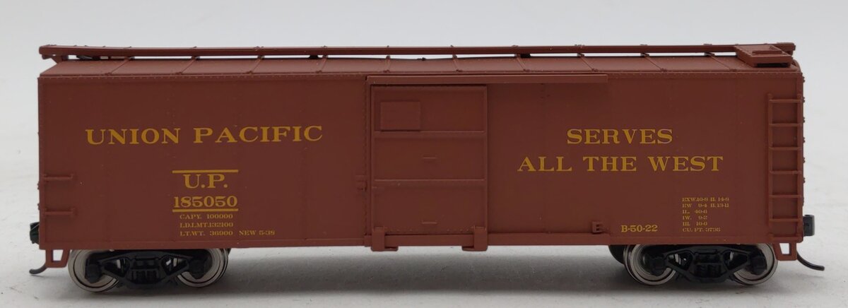 Walthers 910-2406 HO Scale Union Pacific 40' Steel Box Car #185050