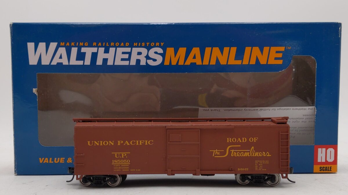 Walthers 910-2406 HO Scale Union Pacific 40' Steel Box Car #185050