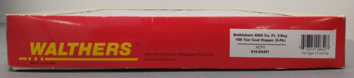 Walthers 910-65401 APEX ML 3-Bay Hopper (6 Pack)