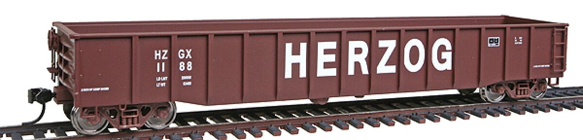 Walthers 932-40282 HO Scale Herzog HZGX 53' Thrall Gondola #1188 LN/Box