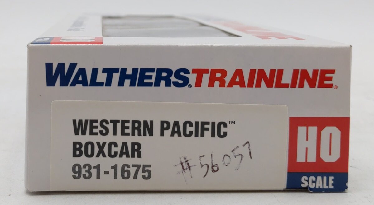 Walthers 931-1675 HO Western Pacific 50' Plug-Door Boxcar - Ready to Run  #56057