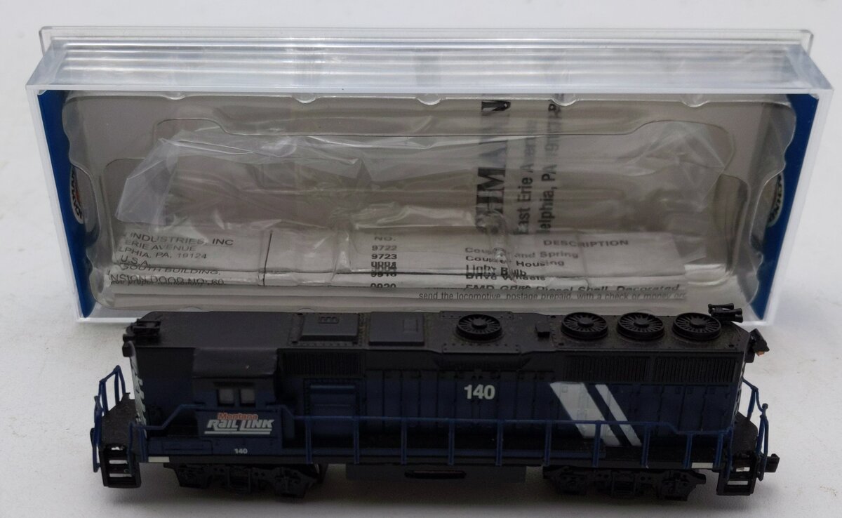 Bachmann 61283 N Scale Montana Rail Link GP50 Diesel Locomotive #140