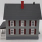 MTH 30-9024 O Gauge Assembled Row House With Porch Gray W/Red Shutters LN/Box