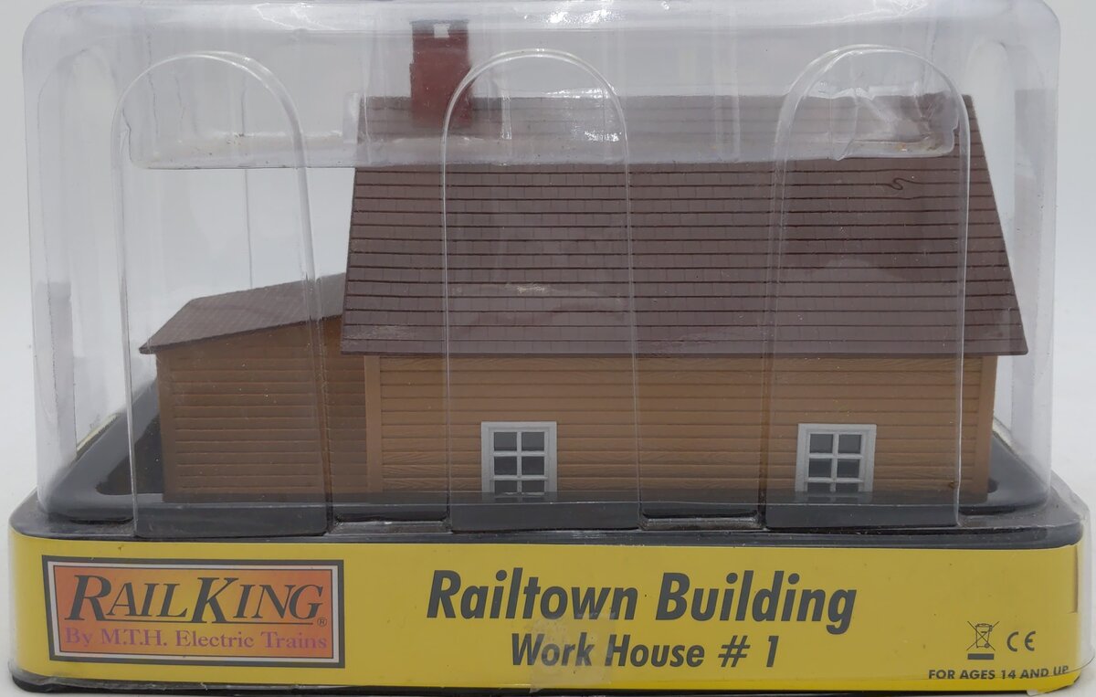 MTH 30-90008 O Gauge Mustard & Red Work House #1