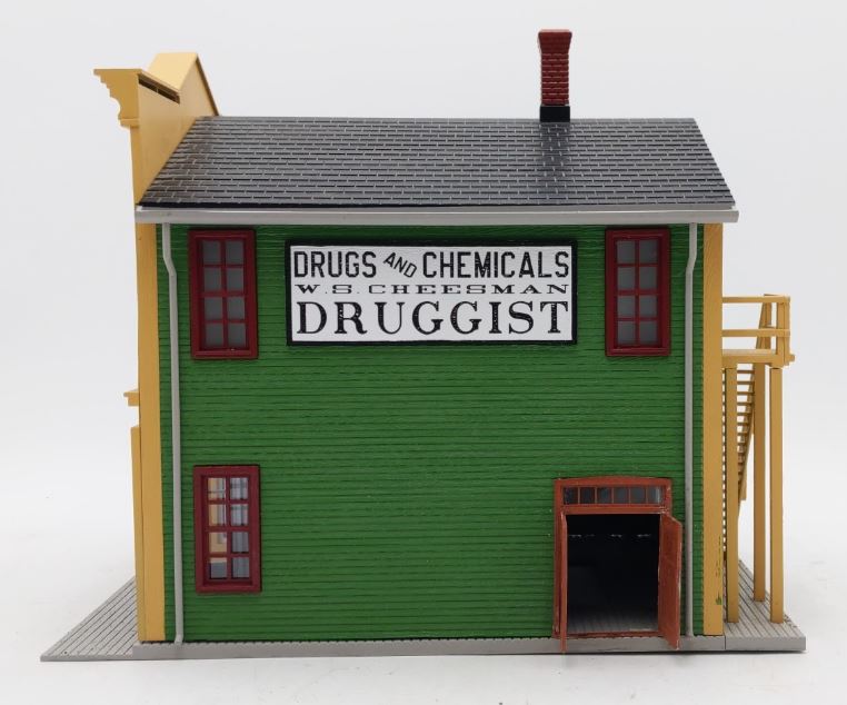 MTH 30-90560 O 2-Story False Front Building - Druggist