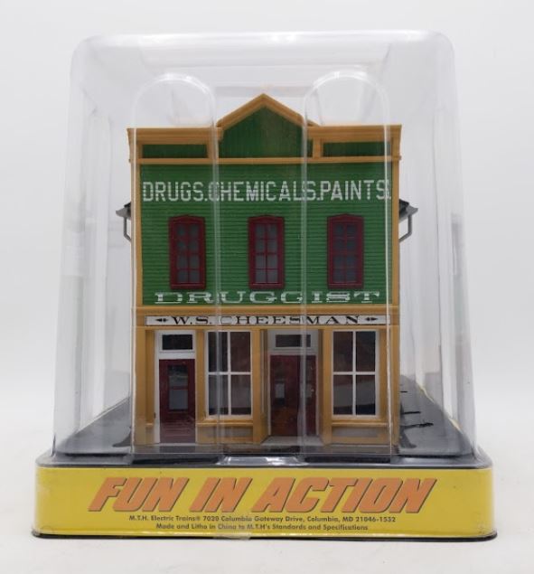 MTH 30-90560 O 2-Story False Front Building - Druggist