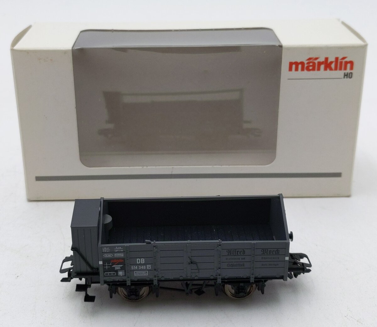 Marklin 46022 HO Deutsche Bahn 2005 Annual Insiders Gondola #514 348 LN/Box