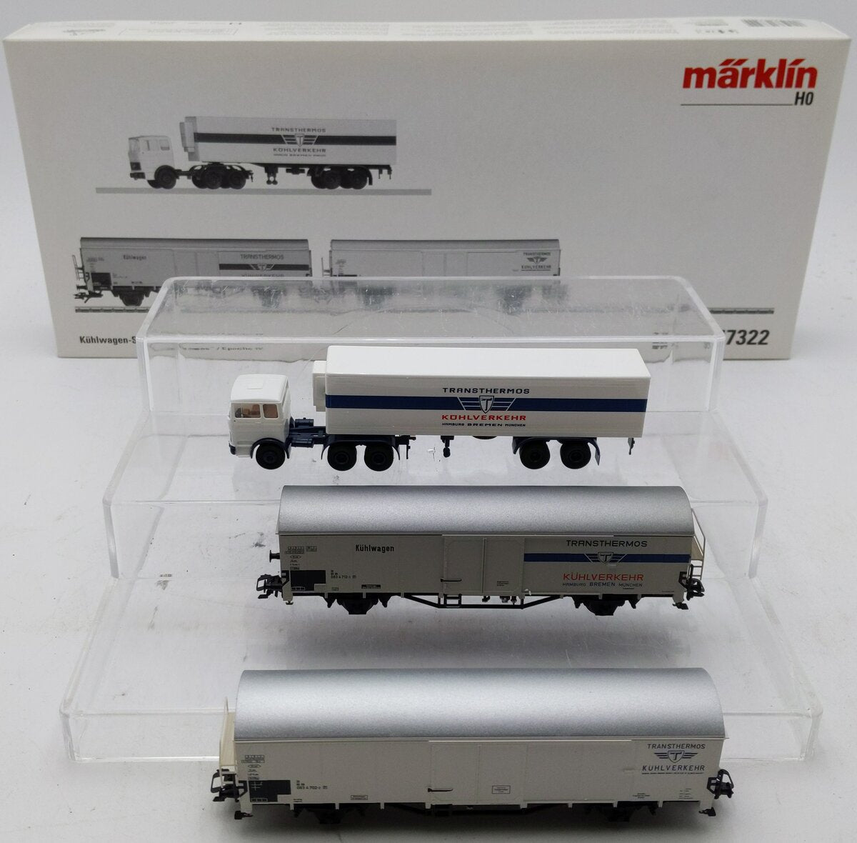 Marklin 47322 HO "Transthermos" Refrigerator Car Set