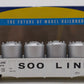 Athearn 29341 HO Soo Line 50' Gondola with Canisters Load #68279