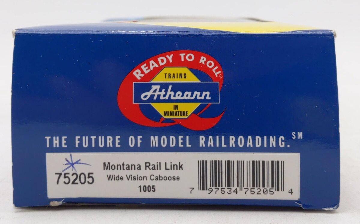 Athearn 75205 HO Montana Rail Link RTR Wide Vision Caboose #1005