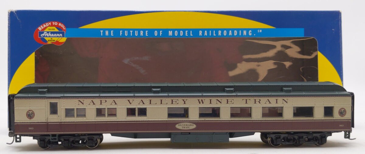 Athearn 8501 HO Scale Napa Valley Wine Train "Silverado Trail" Diner Car #1013