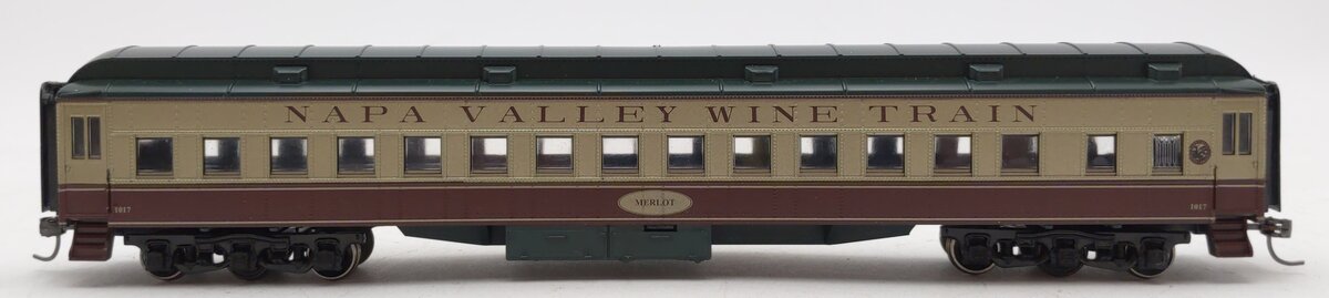 Athearn 8503 HO Scale Napa Valley RR "Merlot" Coach Passenger Car #1017