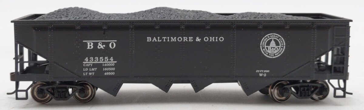 Bachmann 17612 HO Scale Baltimore & Ohio 40' Quad Hopper #433554