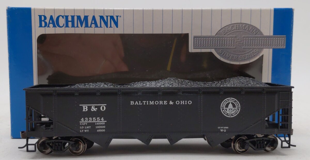 Bachmann 17612 HO Scale Baltimore & Ohio 40' Quad Hopper #433554