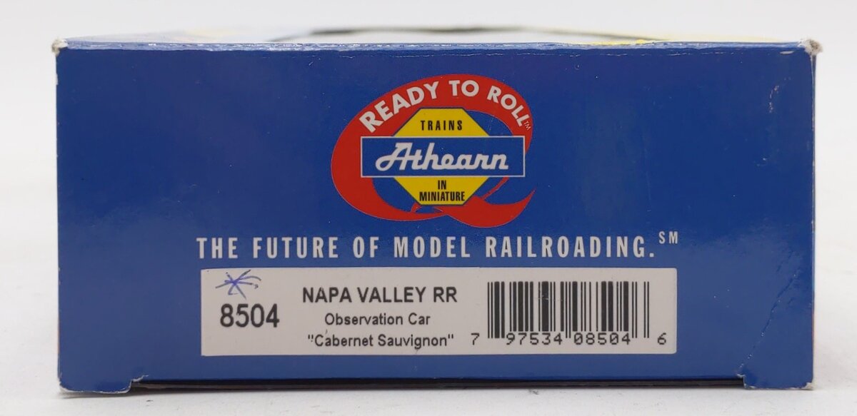Athearn 8504 HO Scale Nappa Valley "Cabernet Sauvignon" Observation Car #1011