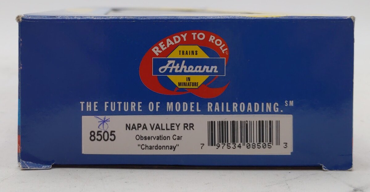 Athearn 8505 HO Scale Napa Valley "Chardonnay" Observation Passenger Car #1018