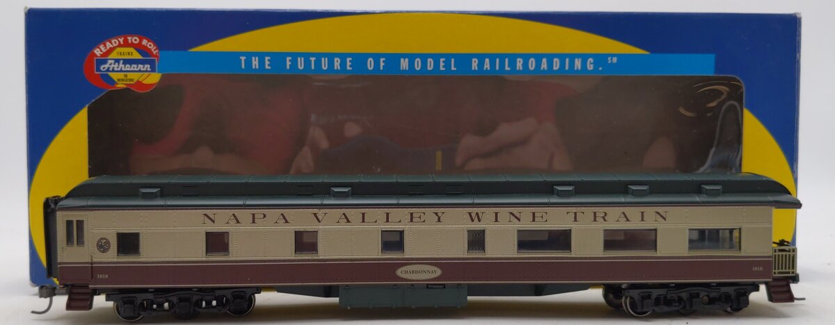 Athearn 8505 HO Scale Napa Valley "Chardonnay" Observation Passenger Car #1018