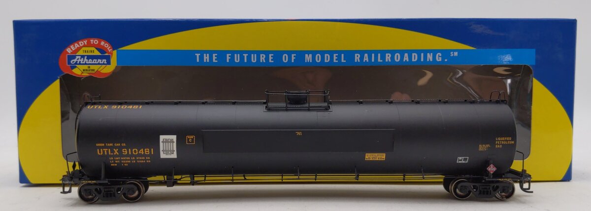 Athearn 96427 HO Scale UTLX 33,000 Gallon Flat Panel Tank Car #910481