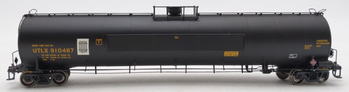 Athearn 96428 HO Scale UTLX 33,000 Gallon Flat Panel Tank Car #910487