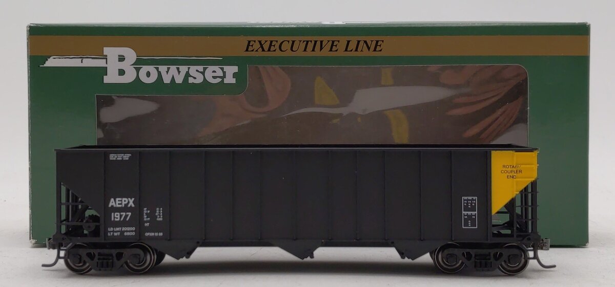 Bowser 41004 HO AEPX 100-Ton 3-Bay Open Hopper Executive Line #1977