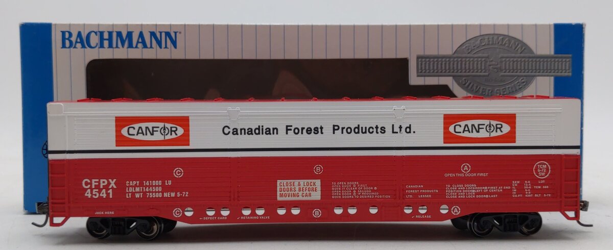 Bachmann 18141 HO Canadian Forest Products CFPX Evans All-Door Boxcar #4541