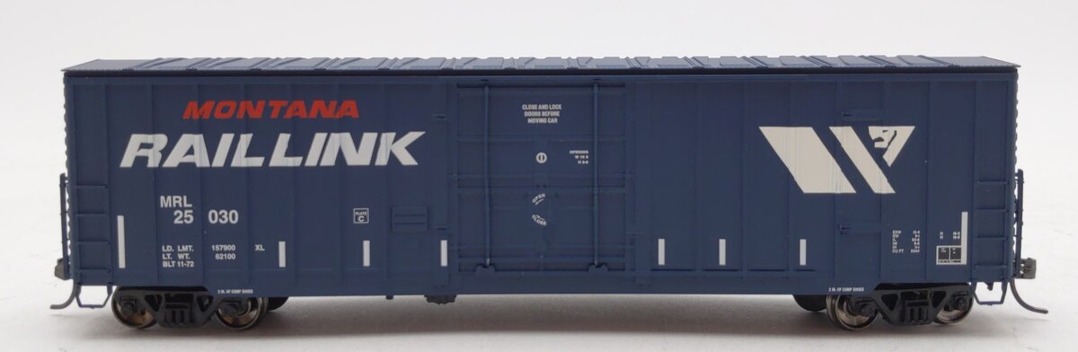Fox Valley Models 30227 HO Scale Montana Rail Link 7 Post Box Car #25030
