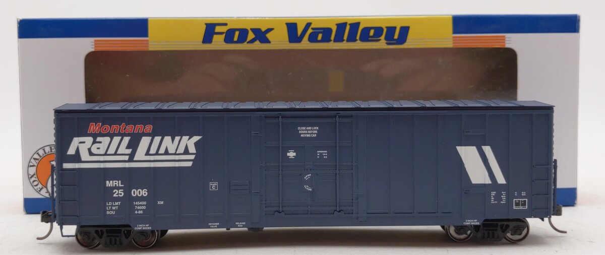 Fox Valley Models 30244 HO Montana Rail Link 7 Post Box (Wedge)#25006