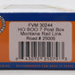 Fox Valley Models 30244 HO Montana Rail Link 7 Post Box (Wedge)#25006